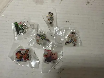 McDonalds Toy Story 2 Employee Crew Promotional Pin Set Of 6 New In Packages • $17.99