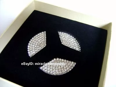 Crystal Steering Wheel Star Logo Badges Mercedes W126 W140 W220 W211 W203 W210 • $55