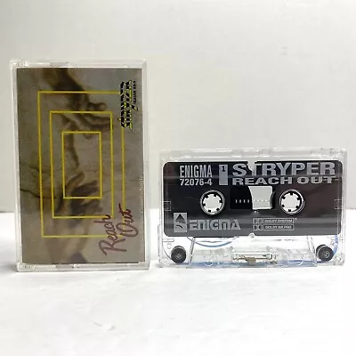 STRYPER - Reach Out Cassette Tape Enigma Records 1985 RARE CHRISTIAN METAL • $5.95