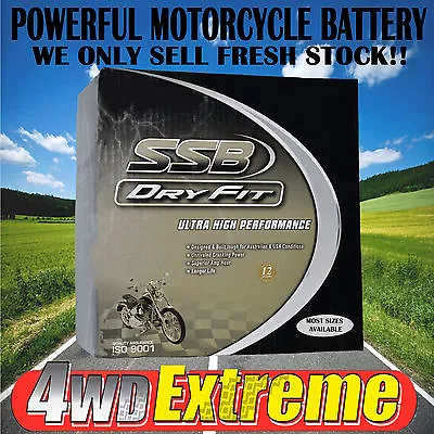 Hvt-3 Ultra High Perfromance Harley Battery 300cca Dry Cell Ktm Motorcycle Hvt3 • $125