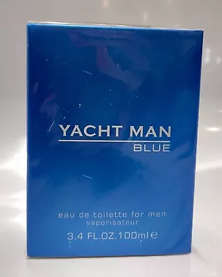 Parfum Men Yacht Man Blue Eau De Toilette Natural Spray 100 Ml/ 3.4 Oz • $19.99