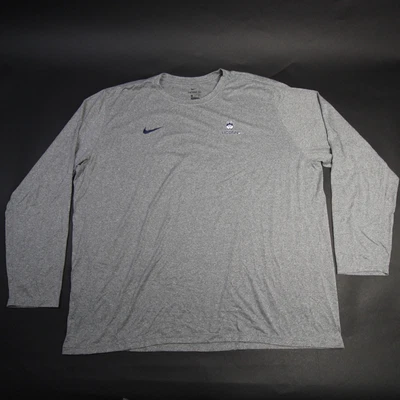 $27.99 • Buy UConn Huskies Nike Dri-Fit Long Sleeve Shirt Men's Gray New