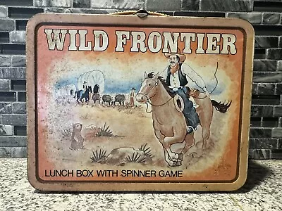 Wild Frontier Antique Metal Lunch Box  • $0.99