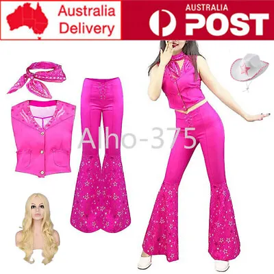 Adults Barbie Margot Robbie Cosplay Costume Women Barbie Christmas Party Outfits • $26.99