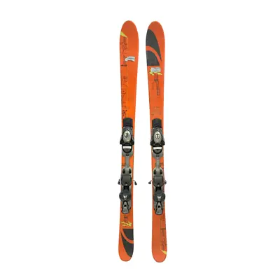 $99 • Buy USED Salomon Ten-eighty Skis - Bindings Included Kids Twin Tip Skis 129 Cm