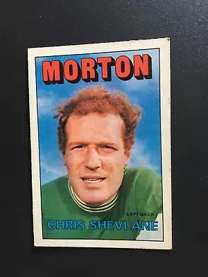 A & Bc Gum Scottish Football Cards Rare 1972 Orange Backs Shevlane Morton 113 • £3.20