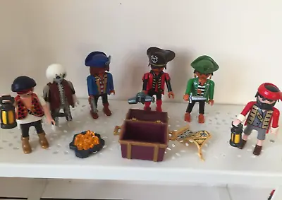 Playmobil Pirates 'Bundle B'  Ghost Chest Map Loot Etc. • £10