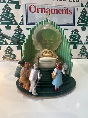 £29 • Buy Wizard Of Oz The Great Oz Voice & Light Christmas Hallmark Keepsake Ornament NIB