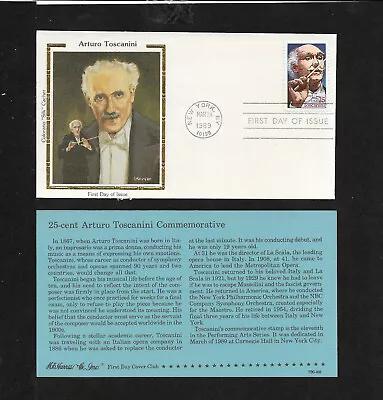 Scott 2411 Arturo Toscanini Mar 25 1989 Colorano Cachet FDC • $0.99