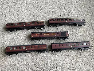 Hornby 00 Rake Of 5 Stanier LMS Maroon Royal Mail • £19.99