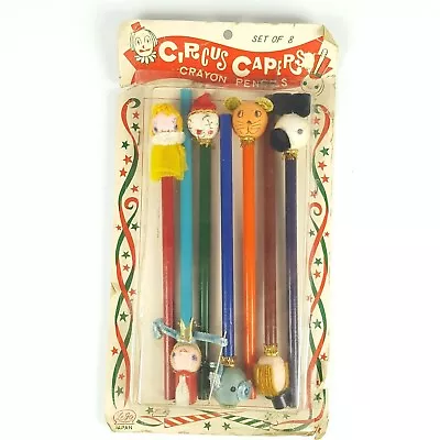 Circus Capers Set Of 8 Crayon Pencils From Lego Japan ***Free Fast Shipping*** • $22.99