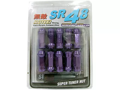 Muteki Sr48 20pcs Extended Wheels Tuner Lug Nuts (open End/12x1.25/purple) • $49.99