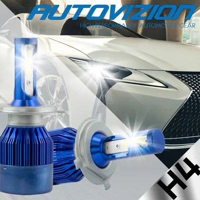 488W 48800lm Dual Side LED Headlight Kit H4 HB2 9003 Hi/low Beam HID 5000K Bulbs • $22.04