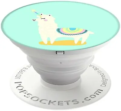 $22.07 • Buy PopSockets PopGrip Mobile Phone Expanding Stand And Grip - Llamacorn - New