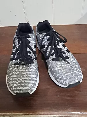 Adidas ZX Flux Weave 'Grey Prism' Marathon Running Shoes B34472 US 12 • $85