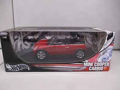 Hot Wheels Mini Cooper Cabrio 1/18 • $29.99