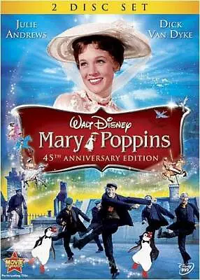 Mary Poppins (Two-Disc 45th Anniversary Special Edition) - DVD - VERY GOOD • $5.30