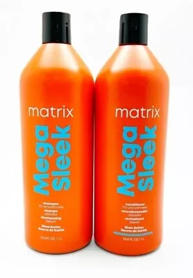 Matrix Total Results Mega Sleek Shampoo & Conditioner Duo - 33.8 Oz. Ea. New! • $52.98