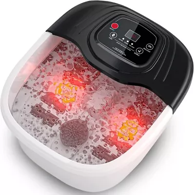 Foot Spa Misiki Foot Bath Massager With Heat & 3 Automatic Modes And 6 Motori... • $99.99