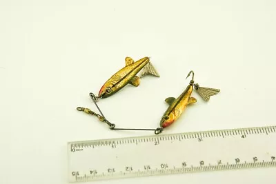 Vintage Arbogast Twin Liz Minnow Antique Fishing Lure JJ53 • $4.25