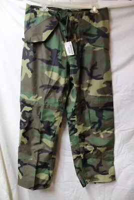 US Military  GORTEX Rain TROUSERS Pants COLD Wet WEATHER Small Gortex W6 • $47.95