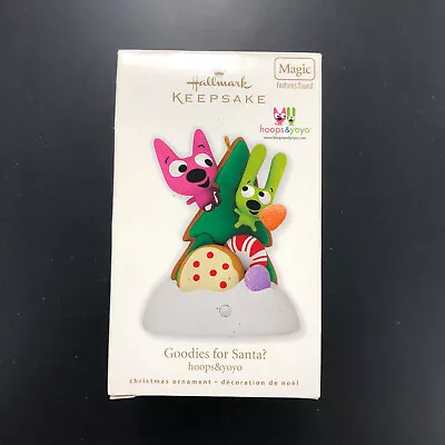 $19.95 • Buy Pair Of Hallmark Keepsake Ornament Hoops And Yoyo Goodies For Santa Christmas