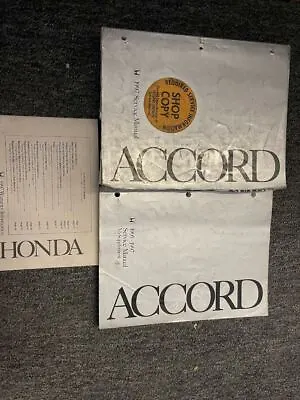 1997 Honda ACCORD Service Shop Workshop Repair Manual Set W V6 Supplement + • $97.95