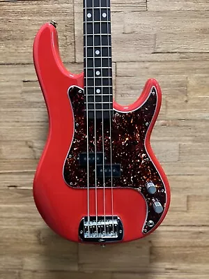 G&L Fullerton Deluxe USA LB-100 4- String Bass Fullerton Red Gloss 9lbs 3oz W/sc • $1949