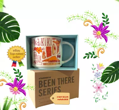 $27.75 • Buy 🌺🌺14oz Mug Starbucks WAIKIKI Hawaii  - Been There Series 2018 Coffee Tea Cup 