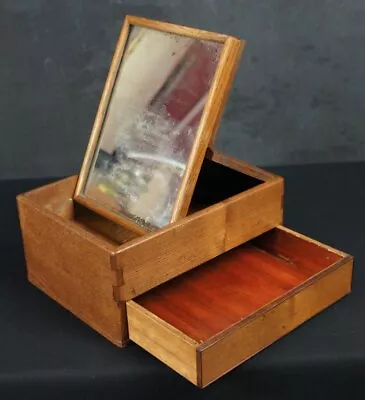 £79.79 • Buy Japan Mirror Make Box Furniture 1900s Interior Craft Minimalist Kyodai
