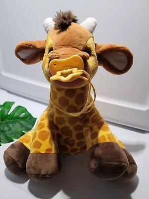 Melissa & Doug 11  Baby Giraffe Plush Stuffed Animal With Pacifier VGC • $24.75