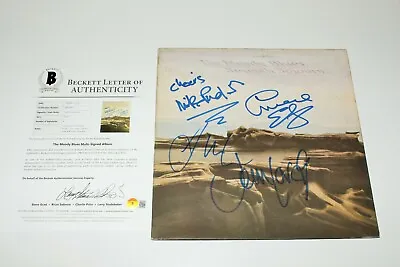 THE MOODY BLUES BAND SIGNED SEVENTH SOJOURN VINYL ALBUM RECORD LP BECKETT COA X4 • $849.99