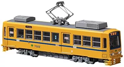 MODEMO N Gauge Tokyo Tram 7000 Series Updated Car 7022 Blue Band M Car NT171 • $63.54