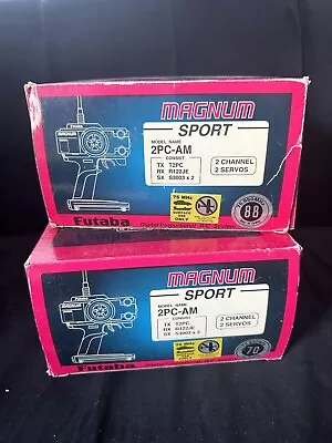 Futaba Magnum Sport 2pc-am RC Car Transmitter Used Battery Charger Hobbico • $128