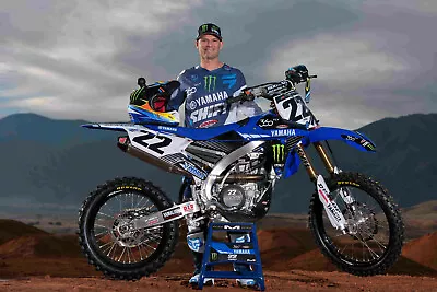 Chad Reed Motocross Yamaha Rider Color11x14 Photo #1 • $19.99