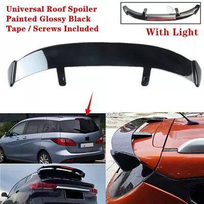 Universal Fit For Mazda 5 Mazda5 2011-2015 Rear Roof Spoiler Wing Black W/ Light • $86.19