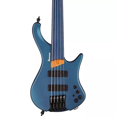 Ibanez EHB1005F 5-String Multi-Scale Headless Fretless Bass Guitar Arctic Ocean • $1299.99