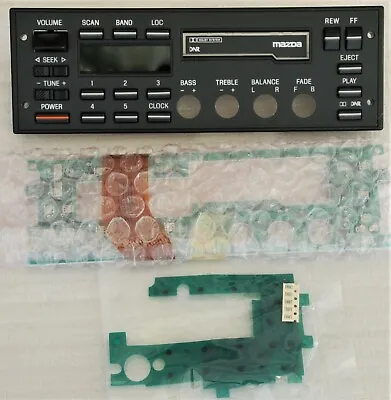 New Front Panel +switch Pcb/membrane For 1988-1991 Mazda Navajo Radio Cassette • $18