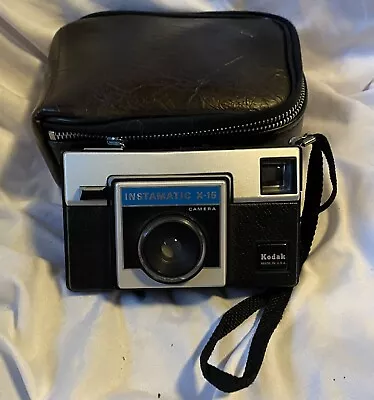 Vintage Kodak Instamatic X-15 Color Outfit Old Stock Film Camera W/case Works • £12.50