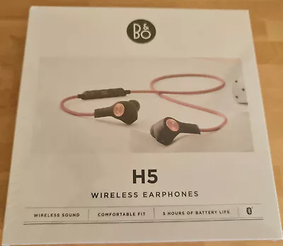 £80 • Buy Bang & Olufsen B & O Beoplay H5 Wireless Earphones (Dusty Rose).BNIB And SEALED.