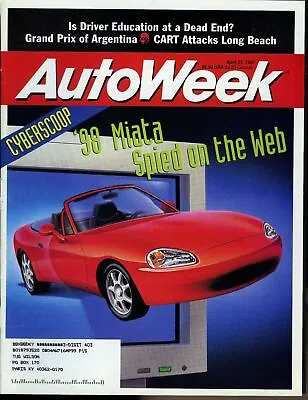 AutoWeek Magazine April 21 1997 '98 Miata Spied On The Web Ford F-150 Dakota • $9.99