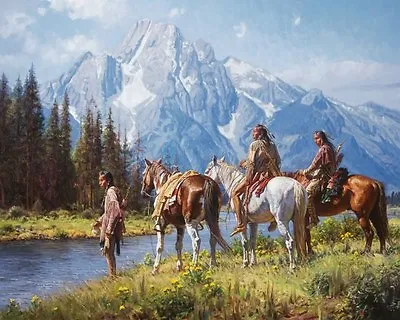  River's Edge  Martin Grelle Limited Edition Fine Art Giclee Canvas • $1500