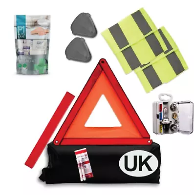 European Car Driving Travel Kit - Legal Driving In Europe - EU Road Emergency • £38.99