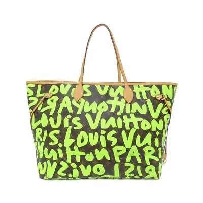 Authentic LOUIS VUITTON Monogram Graffiti (Stephen  Neverfull GM M93703 Bag  ... • £1774.44