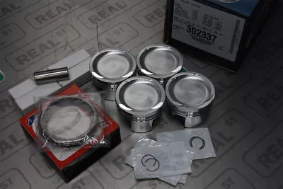 JE FSR Forged Pistons 82.5mm STD 8.5:1 20mm Pin -15.3 Cc VW Audi 2.0T FSI 302337 • $821.78