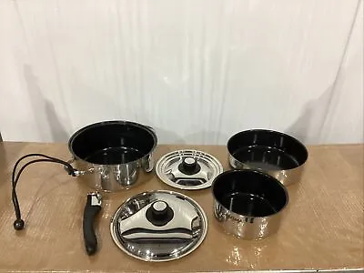 Magma 7 Pc. Stainless Induction Cookware Non-Stick A10-363-2-IND (Used/Open Box) • $149.50