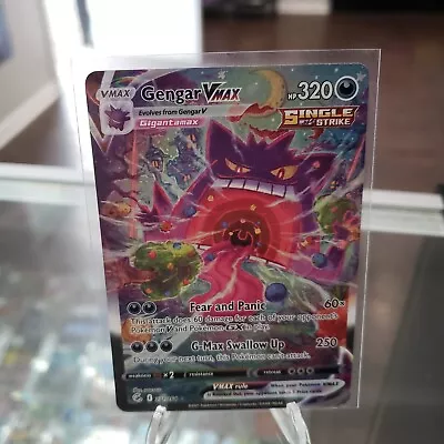 Gengar VMAX Alt Art Secret Rare - 271/264 - Fusion Art Fusion Strike PSA • $370