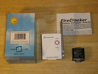 $12.98 • Buy New 2 Piece X10 Powerhouse Rf Firecracker Interface Kit Ck17a...2 Available