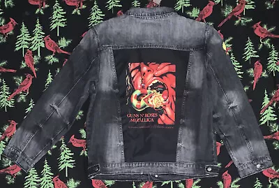 Rare Guns N' Roses/Metallica 1992 Oakland Stadium Concert Denim Jacket Sz 2x NWT • $220