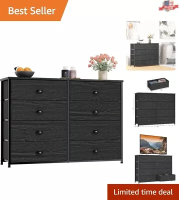 Spacious 40'' Wide Black Dressers - Solid Extra Large Storage - Multipurpose • $141.97